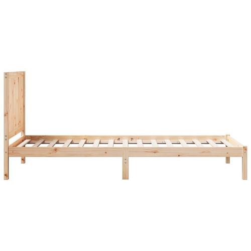 Ekstra lang sengeramme uden madras 90x210 cm massivt træ