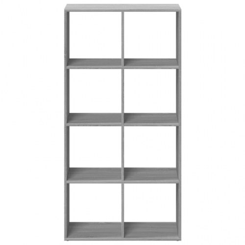 Bogreol/rumdeler 69,5 x 29 x 137,5 cm - grå sonoma-eg