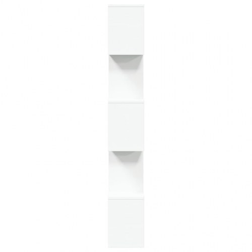 Rumdelerreol 5-lags - hvid 70 x 24 x 161 cm