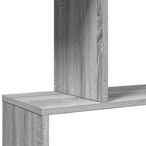 Bogreol/rumdeler 5 niveauer 70 x 24 x 161 cm - grå sonoma-eg
