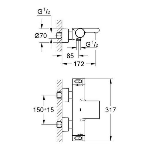 Vandhane Grohe 34174001