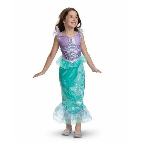 Kostume til børn Disney Princess Ariel Classic 7-8 år