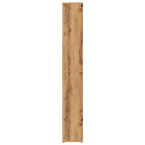 Bogreol i håndlavet eg 67×24×161 cm - konstrueret træ