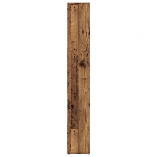 Bogreol i konstrueret træ - 67×24×161 cm, antikt træ
