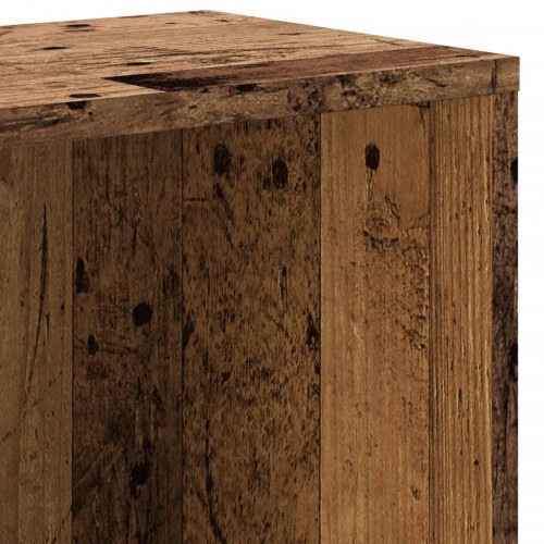 Bogreol i konstrueret træ - 67×24×161 cm, antikt træ