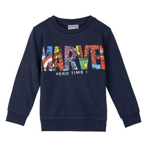 Sweaters uden Hætte til Børn Marvel Mørkeblå 6 år