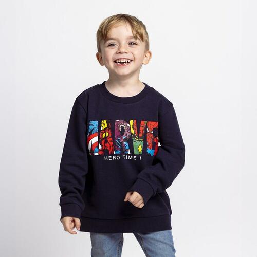Sweaters uden Hætte til Børn Marvel Mørkeblå 6 år