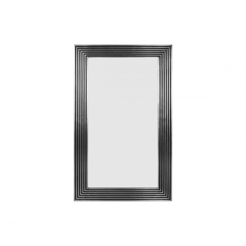 Vægspejl - sølvfarvet, rektangulært (70 × 120 cm)