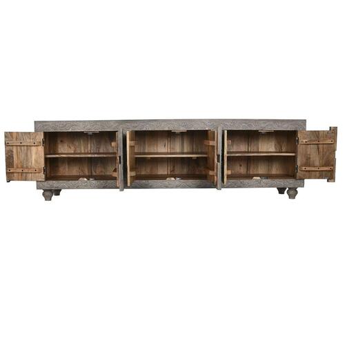 Tv-bord Home ESPRIT Lys brun 200 x 40 x 61 cm