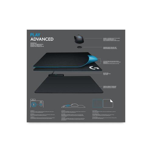 Skridsikker Måtte Logitech 943-000110 Sort Oplader