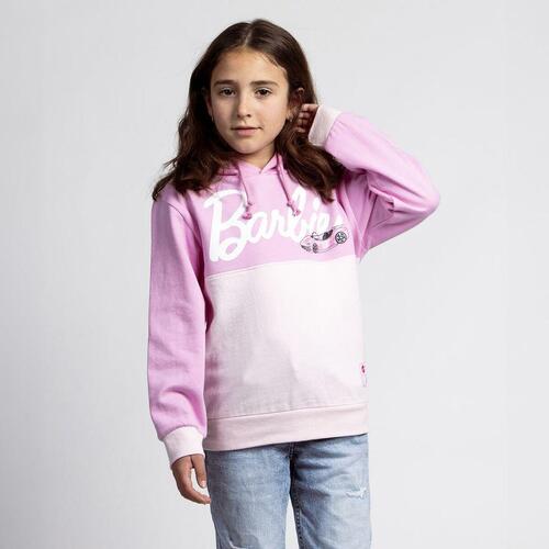 Hættetrøje til Børn Barbie Pink 10 år