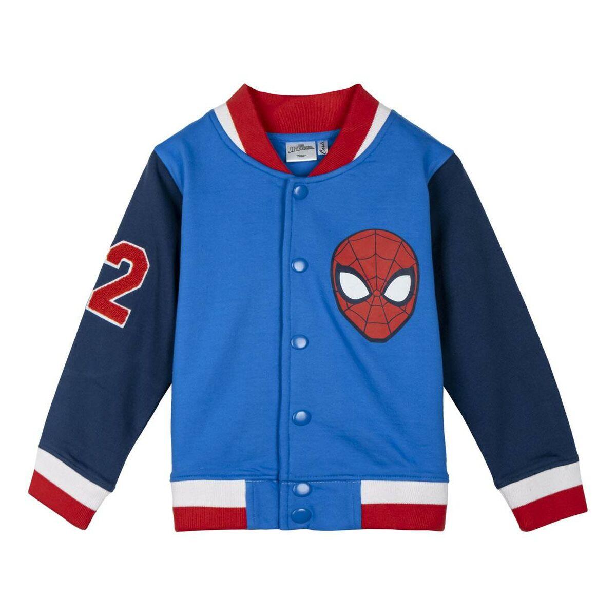 Jakke Børns Spider Man Blå 5 år
