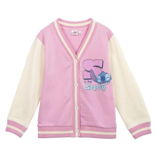 Jakke Børns Stitch Pink 10 år