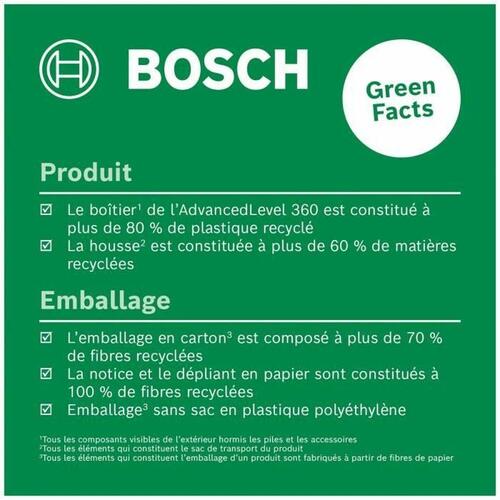 Bosch laservaterpas - krydslaser til præcis opmåling
