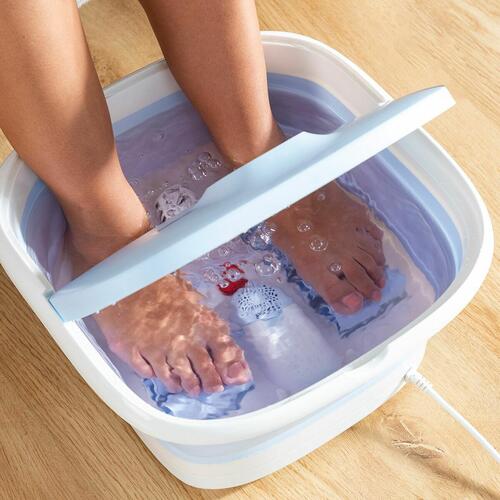 Sammenklappeligt fodbad med ruller og hydromassage Footopy (OUTLET A)