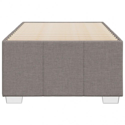 Sengeramme i stof 100 x 200 cm - gråbrun