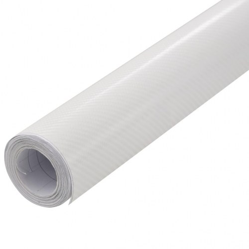 Bilfolie sæt 4D hvid - 100×150 cm + 50×150 cm