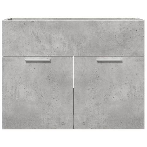 Skab til håndvask 60x38,5x46 cm konstrueret træ betongrå