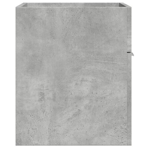 Skab til håndvask 60x38,5x46 cm konstrueret træ betongrå