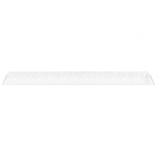 Drivhus med stålstel 120 m² 24 x 5 x 2,3 m hvid