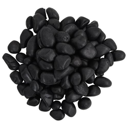 Polerede småsten 10 kg 2-5 cm sort