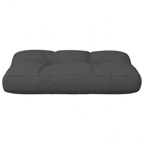 Pallehynde 60 × 40 × 12 cm - sort stof sæde-/rygpude
