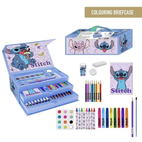 Stationært sæt Stitch Lyseblå