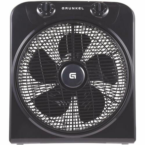 Gulvventilator Grunkel Box Fan NG Sort 50 W