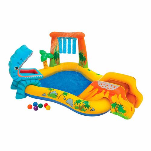 Oppustelig Pool til Børn Intex Ocean Play Center PVC 216 L 249 x 191 x 109 cm