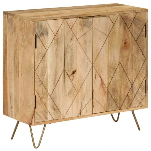 Skænk 80x30x75 cm massivt mangotræ