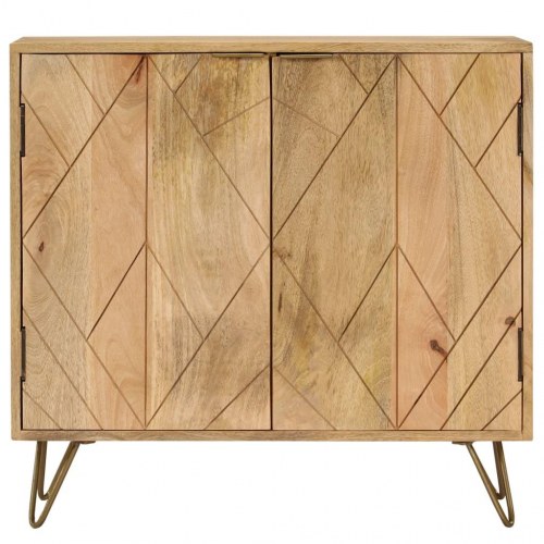 Skænk 80x30x75 cm massivt mangotræ