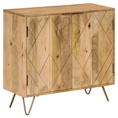 Skænk 80x30x75 cm massivt mangotræ