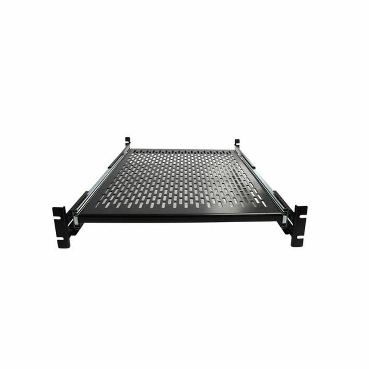 Startech UNISLDSHF19 anti-slip bakke til 19" rack - justerbar, ventileret, 2U billede