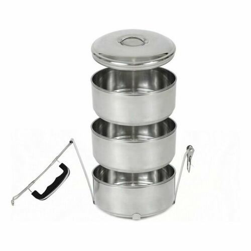 Madkassesæt Privilege Rustfrit stål Kan stables Stål 14 cm (6 enheder) (3 stk)