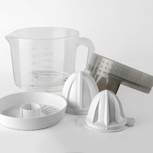 Elektrisk juicer Black & Decker ES9240070B Hvid Sort Gennemskinnelig 30 W 1 L