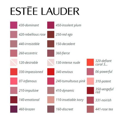 Læbestift Pure Color Envy Estee Lauder 350 - vengeful red 3,5 g