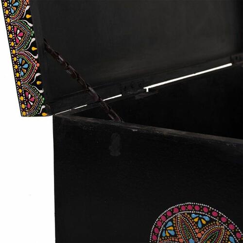 Kiste Alexandra House Living Sort Multifarvet Mangotræ Træ MDF 40 x 45 x 89 cm