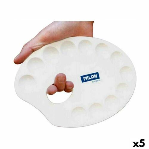 Milan malerpalette - sæt med 5 enheder