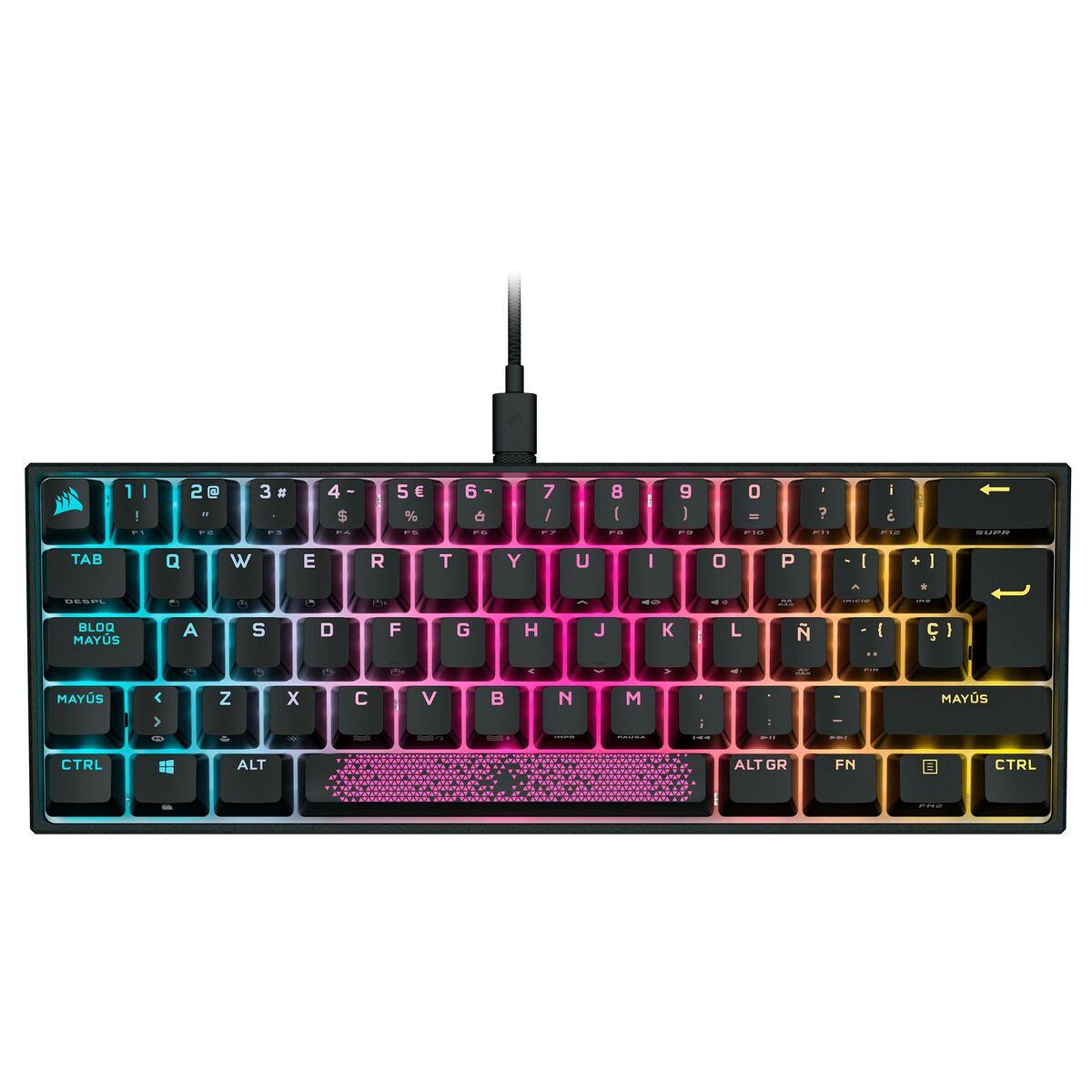 Gaming-tastatur Corsair K65 Spansk qwerty