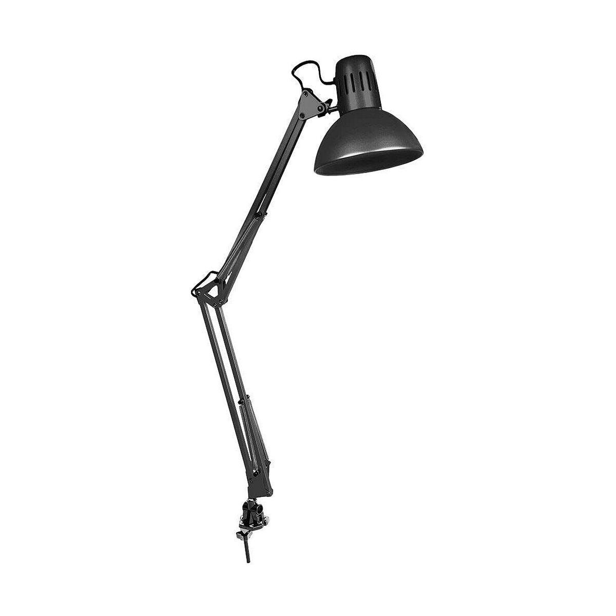 Skrivebordslampe Edm Melbourne E27 60 W Flexo/skrivebordslampe Sort Metal 24 X 98 Cm