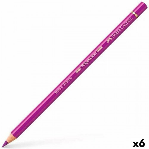 Faber-Castell Polychromos farveblyanter - Højrød, 6 stk.