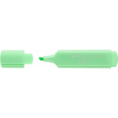 Fluorescerende markør Faber-Castell Textliner 1546 Pastel Lysegrøn (10 enheder)