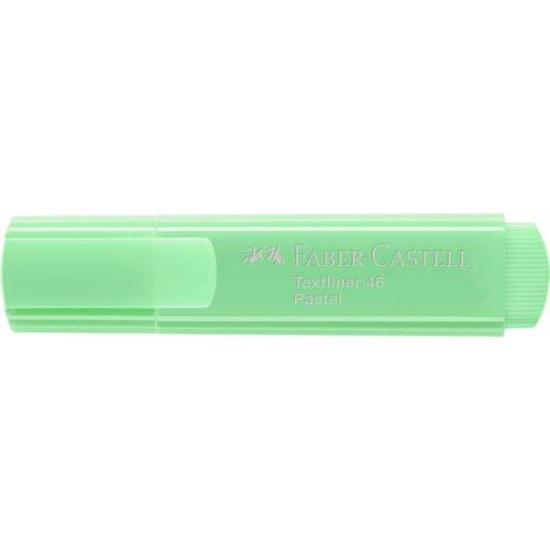 Fluorescerende markør Faber-Castell Textliner 1546 Pastel Lysegrøn (10 enheder)
