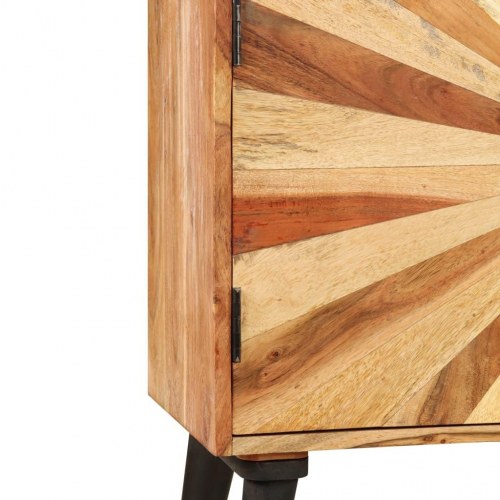 Skænk i massivt mangotræ 85 × 30 × 75 cm - rustik opbevaring