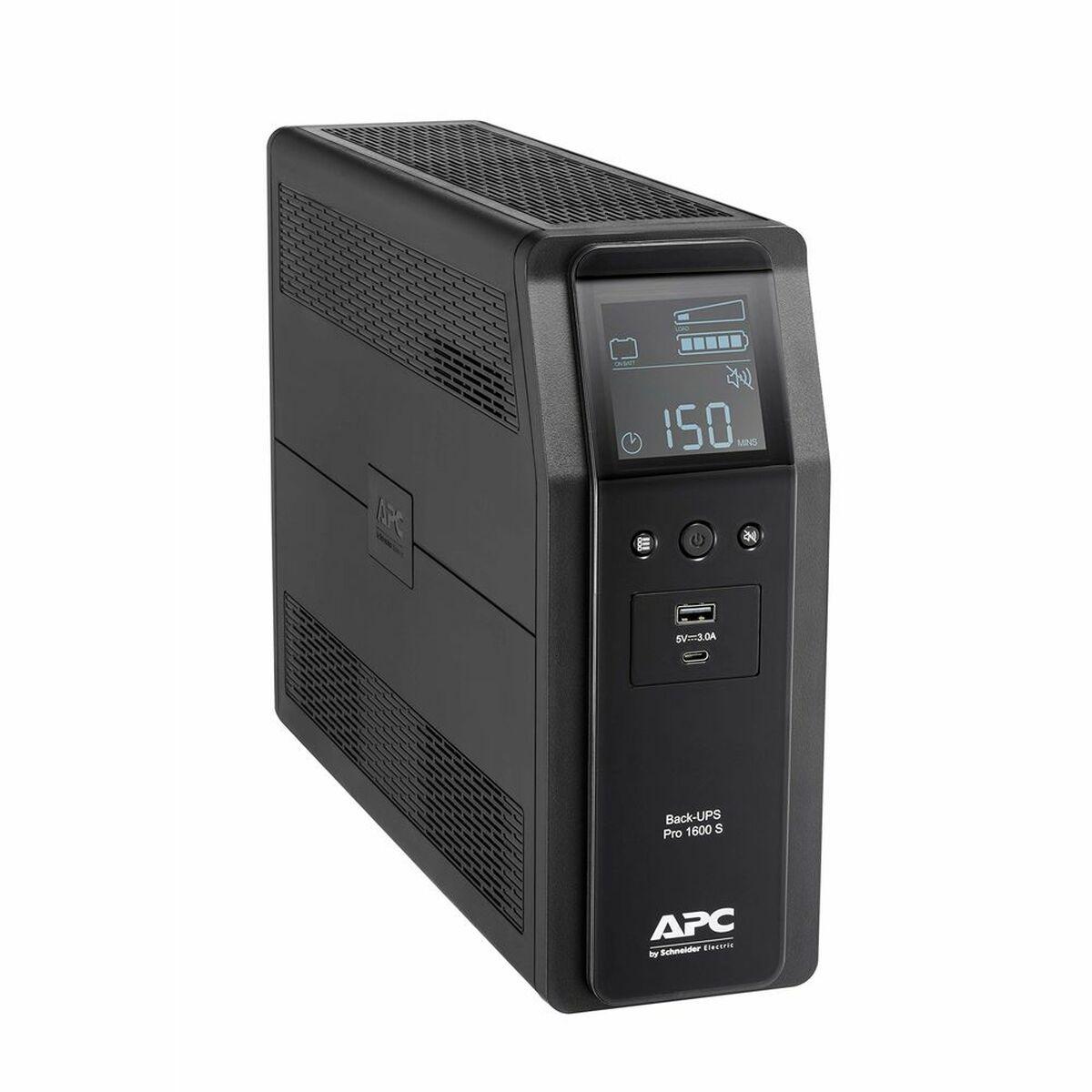 System Til Uafbrydelig Strømforsyning Interaktivt Ups Apc Br1600si