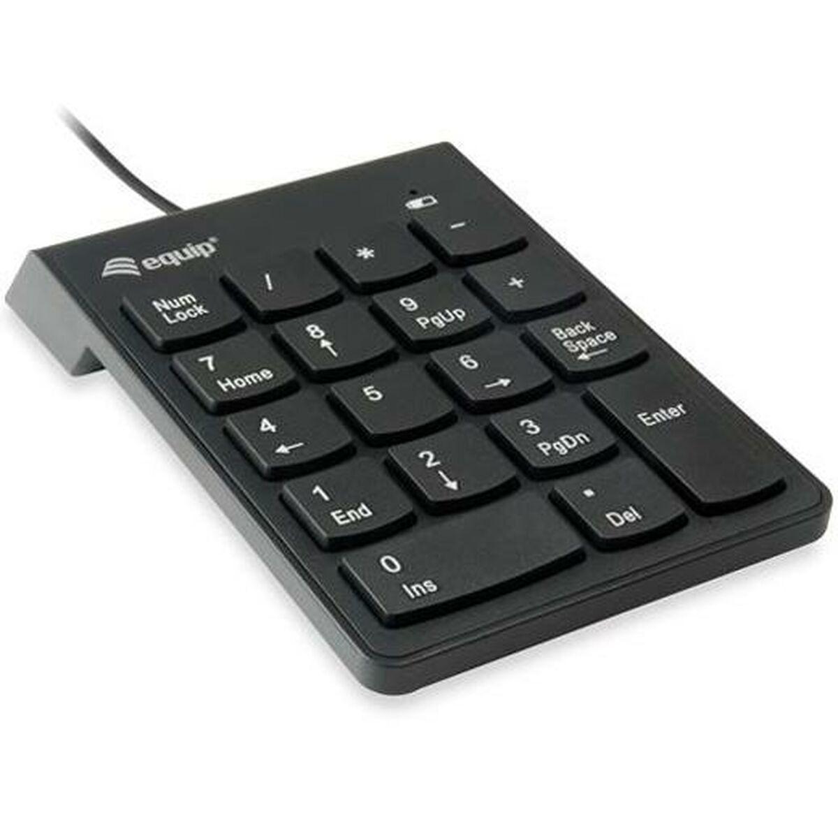 Numerisk Tastatur Equip 245205 Sort