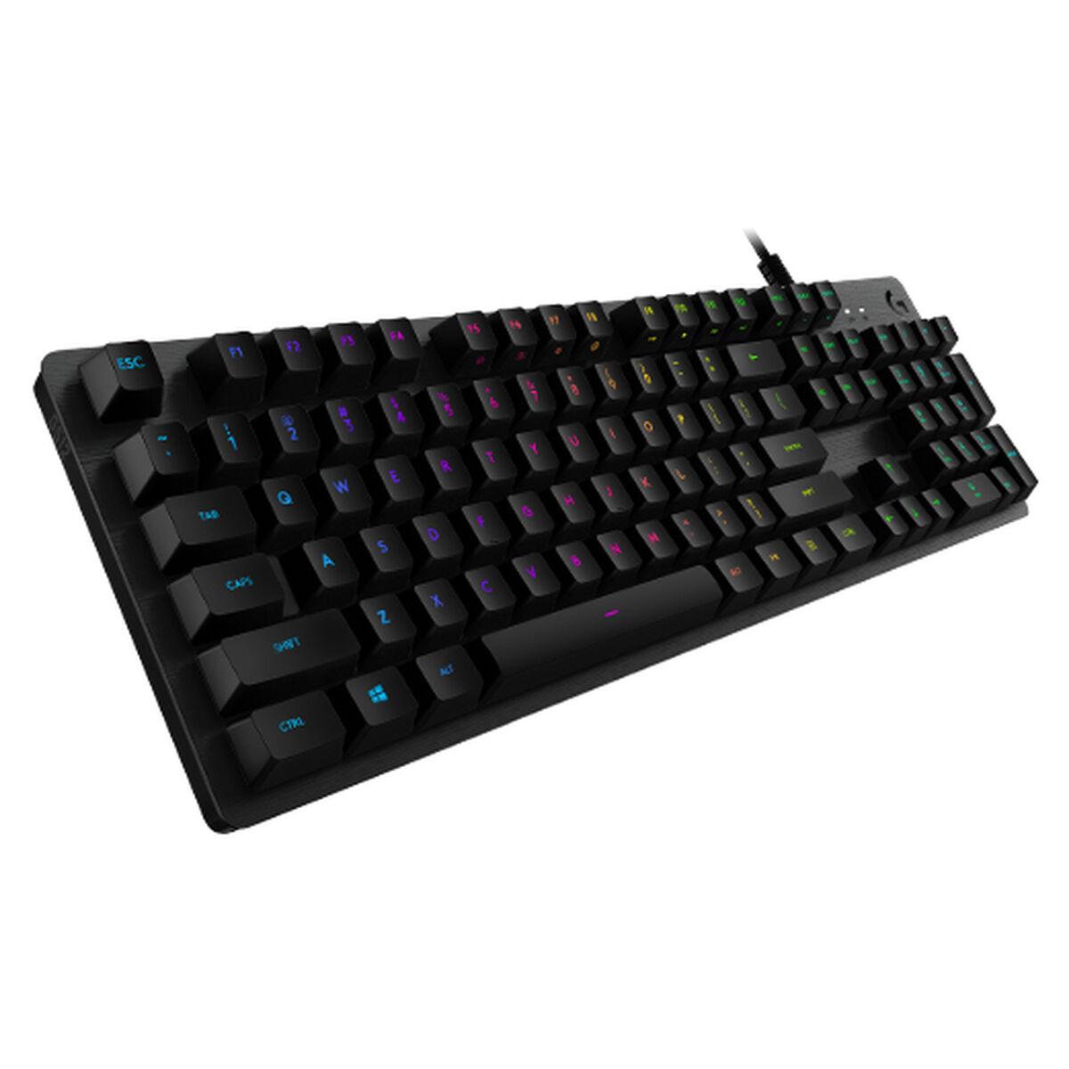 Tastatur Mus Logitech 920 009343 Sort Qwerty