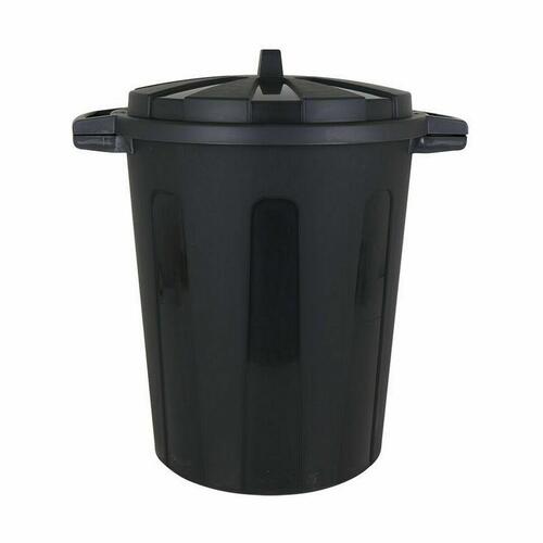Skraldespand Dem 100 L Sort 64 x 54 x 68 cm (3 enheder)