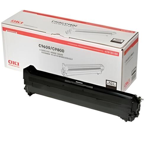 OKI termisk overførselsbånd C-9600/9800 - sort