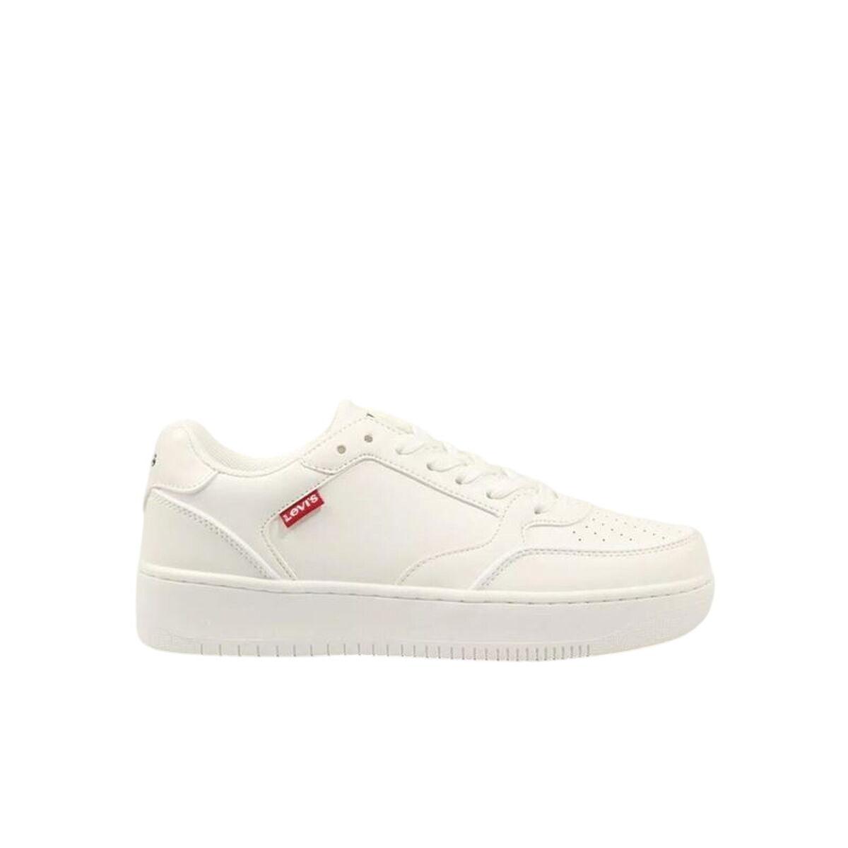 Kvinde Casual Sneakers Levi\'s Paige Hvid 40